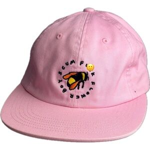 Collector Edition Golf Wang Pink Bee Embroidered Hat Scum Puck Flower Boy